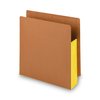 Smead Pocket Folder End Tab, 3.5" Expansion, Yellow, PK10, Size: Letter 73688